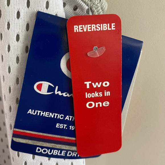 Reversible Mesh Tank, Champion Script Logo - Picture 3 of 5